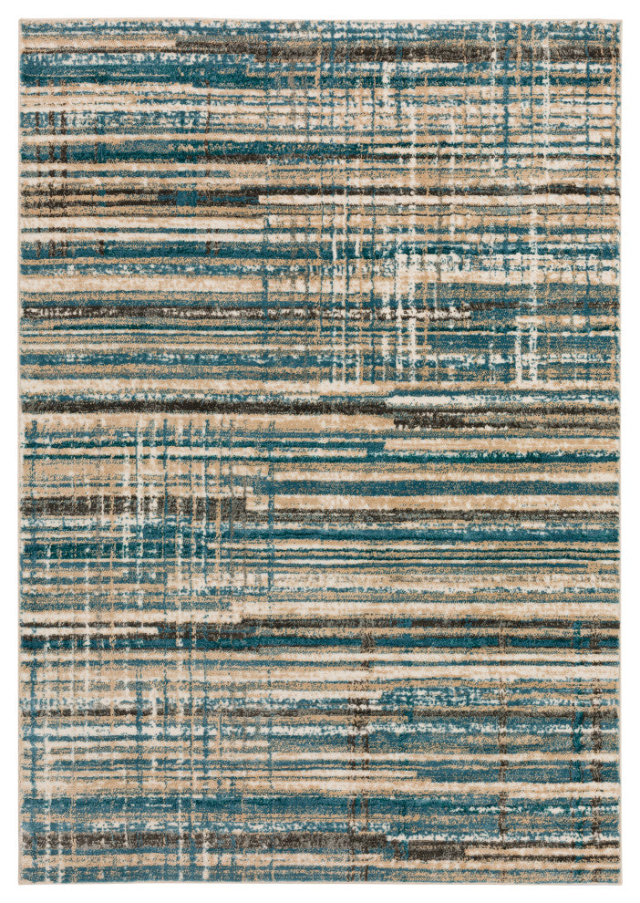 Dalyn Karma KM8 Blue 3'3" x 5'1" Rug