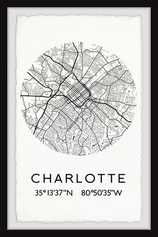 "Charlotte" Framed Painting Print, 12x18