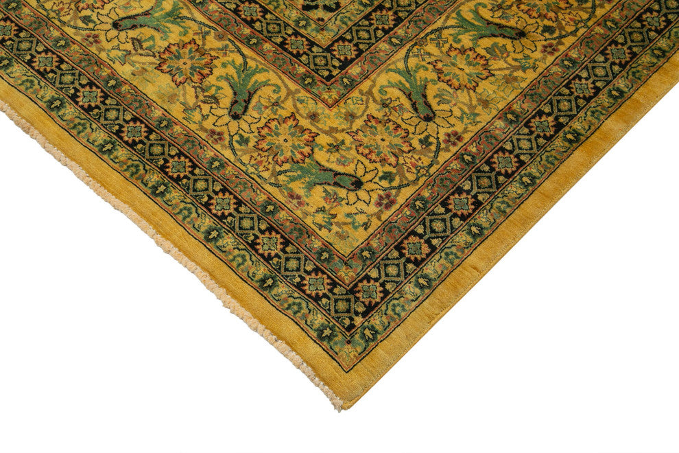 Rug N Carpet - Handwoven Oriental 9' 8" x 13' 7" One-of-a-Kind Oushak Area Rug