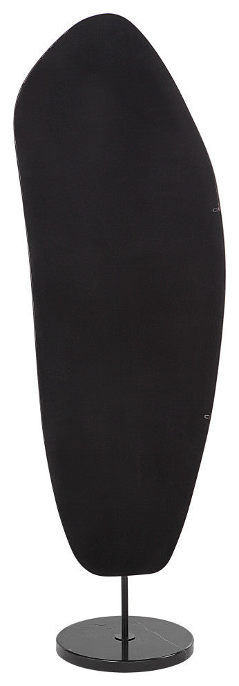 Arlon 70" Tall Irregular Mirror, Matte Black