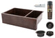Premier Copper Products KSP3_KA75DB33229 Kitchen Sink and Drain Package