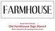 Old Farmhouse Sign Stencil, DIY Rustic Decor, Large