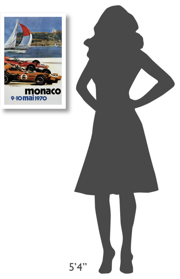 "Monaco / 9-10 mai 1970" Digital Paper Print by Michael Turner, 16"x24"