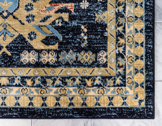 Unique Loom Navy Blue Oasis Taftan 6'x9' Area Rug