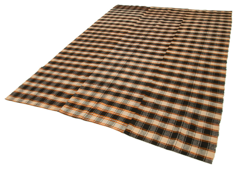 Rug N Carpet - Handwoven Oriental 6' 6'' x 9' 1'' Decorative Wool Kilim Rug