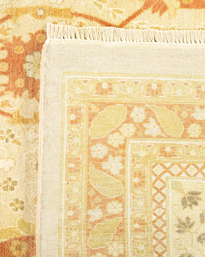 Jasmine, One-of-a-Kind Hand-Knotted Area Rug Ivory, 8'2"x10'6"