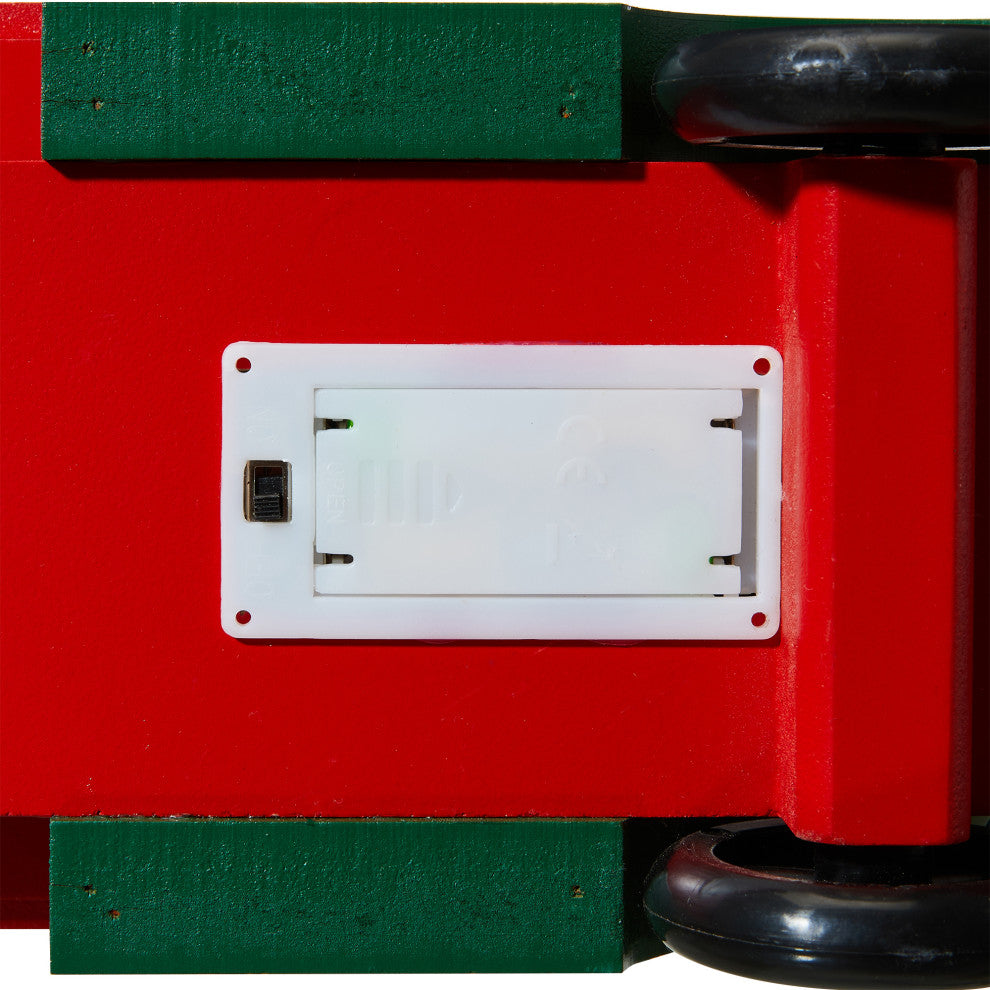 14.5"L Wooden Christmas Truck Countdown