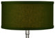Fenchel Shades 10"x10"x5" Brass Spider Attachment Drum Shade, Linen Avocado