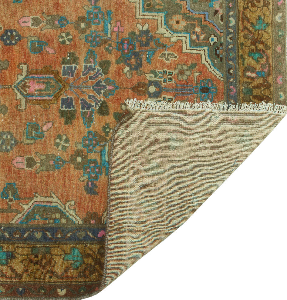 Semi-Antique Kontar Rust Rug
