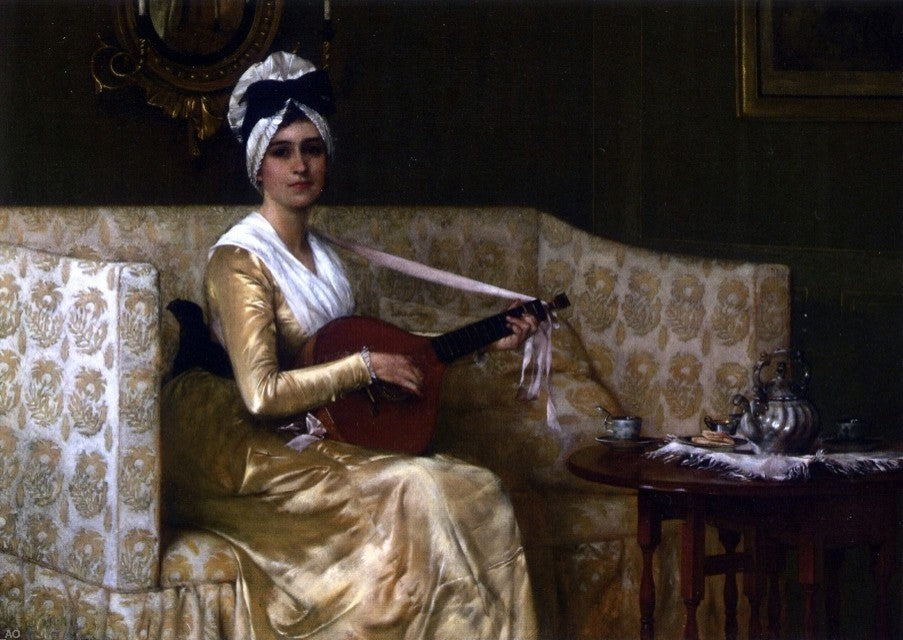 Francis David Millet Portrait of Mrs. Millet Wall Decal
