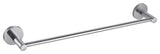 Circular Bathroom 18" Towel Bar, Chrome