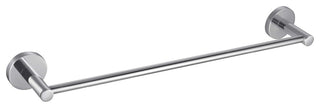 Circular Bathroom 18" Towel Bar, Chrome