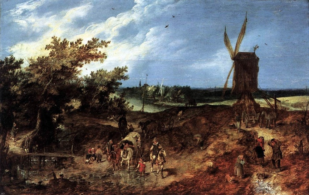 Adriaen Pietersz Van de Venne Summer, Gallery Wrapped Canvas Print, 18"x27"