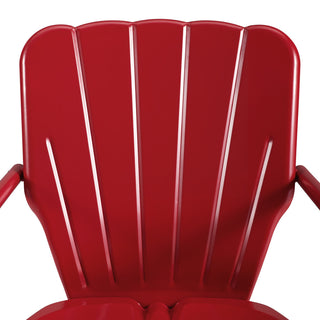 Ridgeland 3-Piece Outdoor Bistro Set, Bright Red Gloss