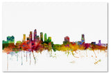 "Tampa, Florida Skyline" Canvas Art by Michael Tompsett