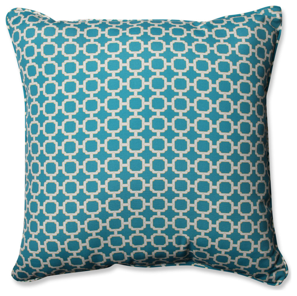 Hockley Teal 25" Floor Pillow