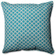 Hockley Teal 25" Floor Pillow