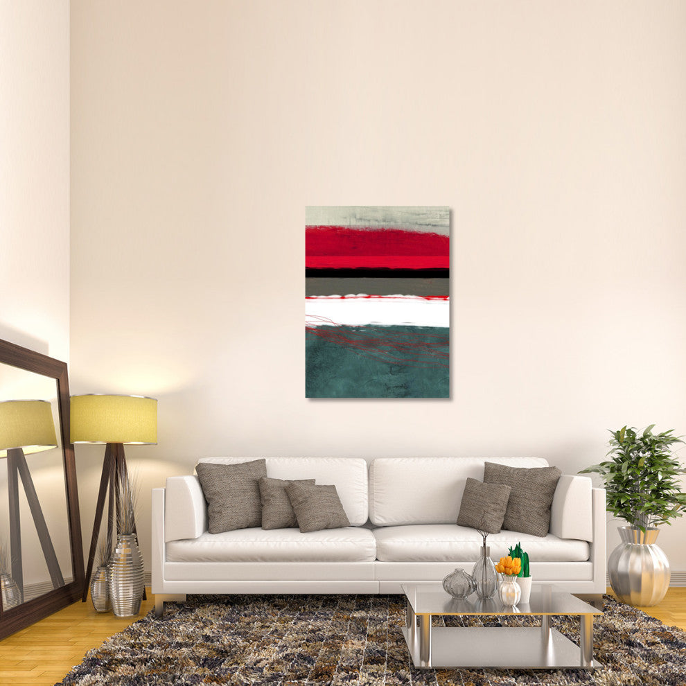 "Abstract Stripe Theme Grey And White" Fine Art Print