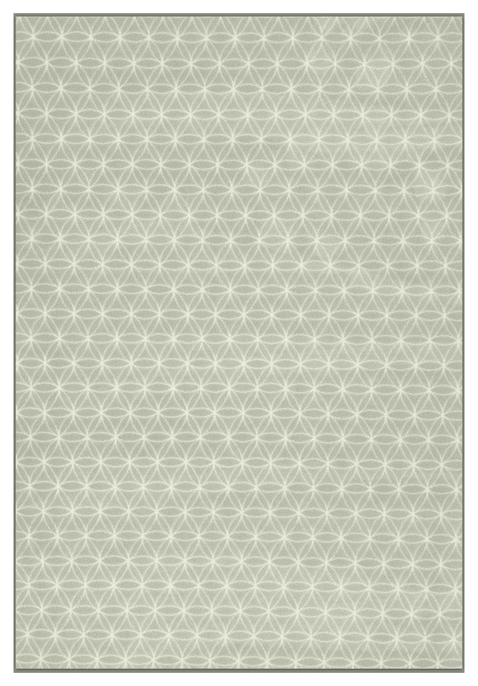 EYELET Soft Tactesse Nylon Area Rug with Anti-Stain Protection, Aquatic, Xxl: 12'x18'