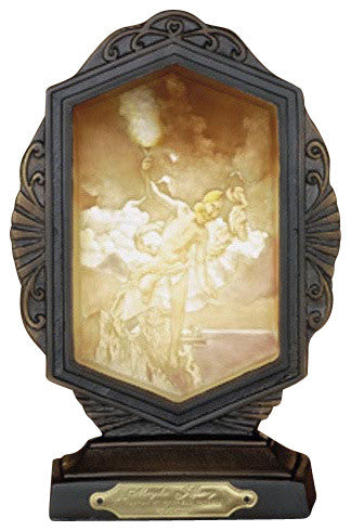 9"H Maxfield Parrish Prometheus Accent Lamp