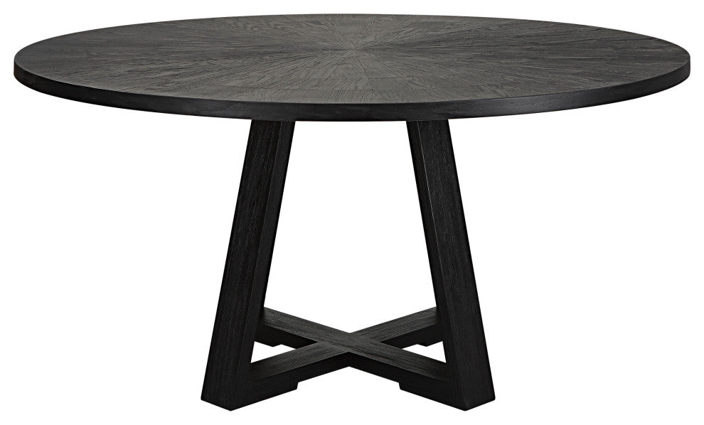 Uttermost Gidran Round Black Dining Table