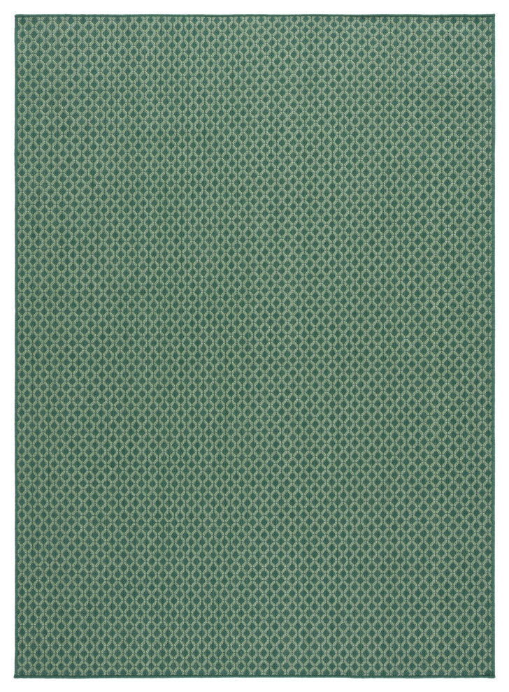 Safavieh Terrace Collection TER804 Rug, Dark Green/Light Green, 5'3"x7'6"