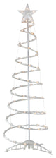 4' Lighted Spiral Cone Tree Outdoor Christmas Decoration, Clear Lights
