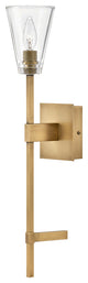 Hinkley Auden Large Single Light Vanity, Heritage Brass