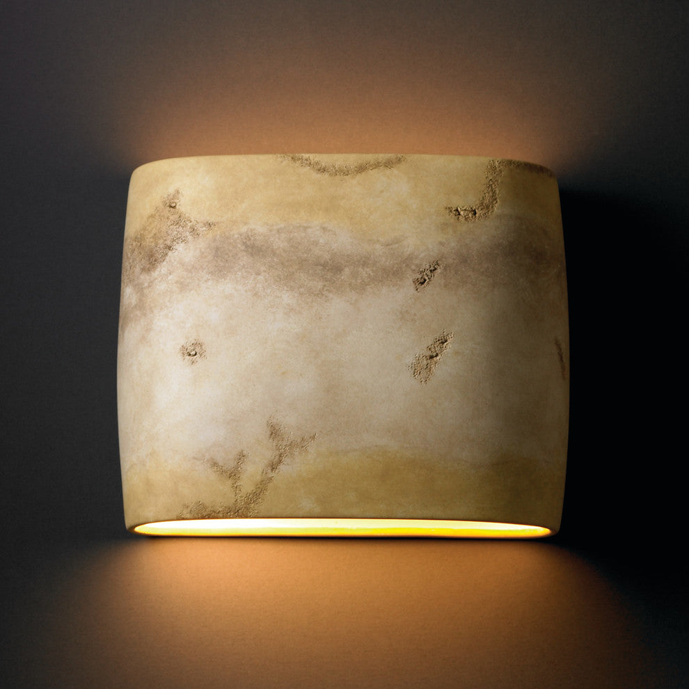 Ambiance Wide ADA Oval Wall Sconce, Greco, Incandescent