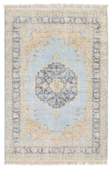 Oriental Weavers Malabar Indoor Rug Blue/ Beige 5' X 8'