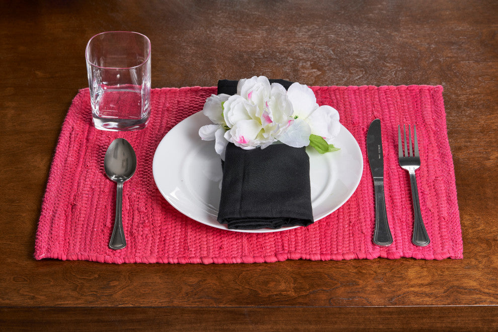 Solid Place Mats, Magenta