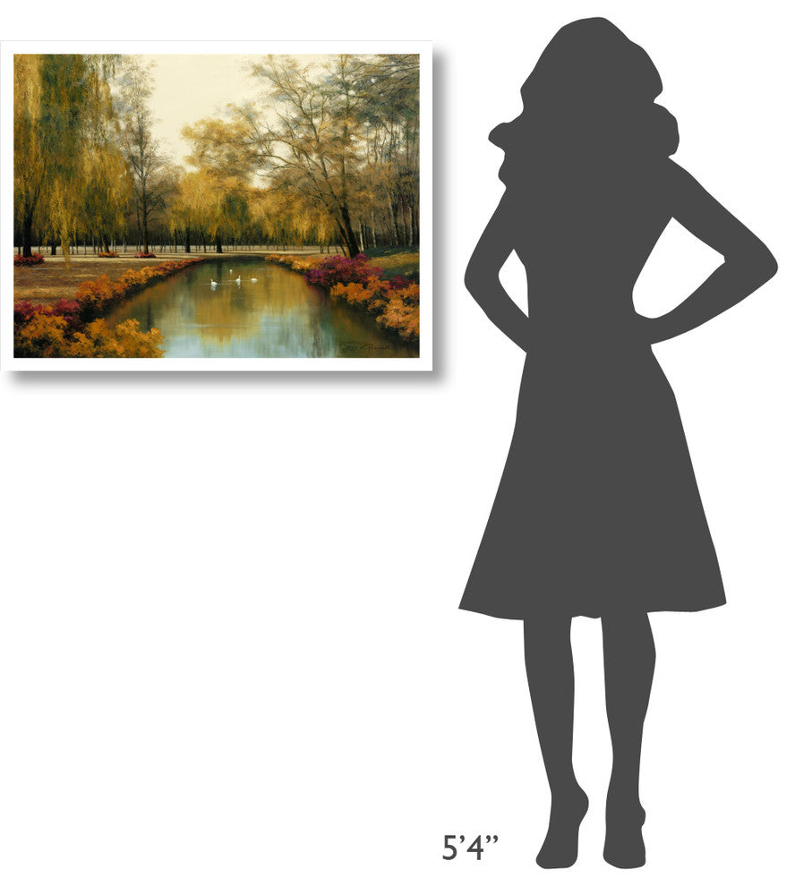 "Weeping Willow" Digital Paper Print by Diane Romanello, 34"x26"
