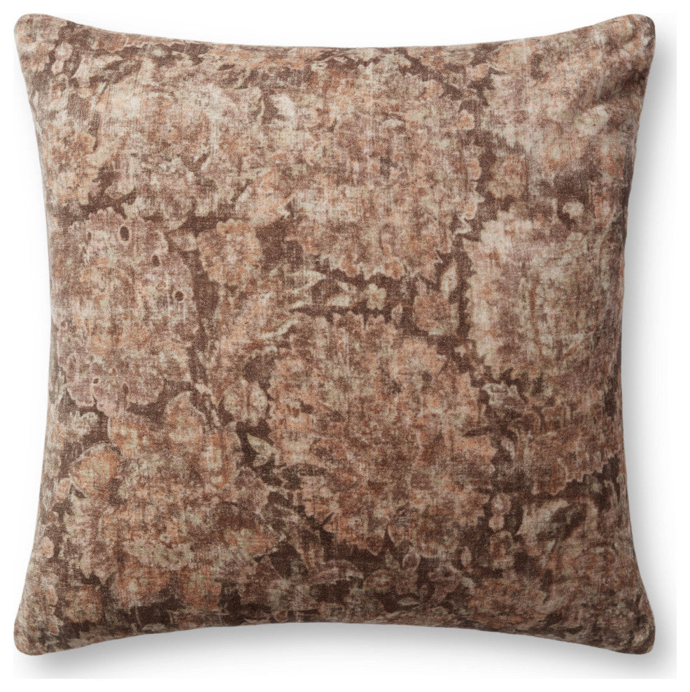 Loloi PLL0104 Multi 22'' x 22'' Cover, Down Pillow