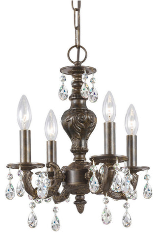 Paris Market 4 Light Mini Chandelier, Venetian Bronze