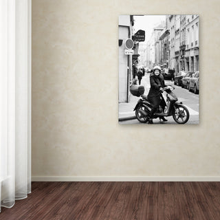 'Lady in Paris' Canvas Art by Preston