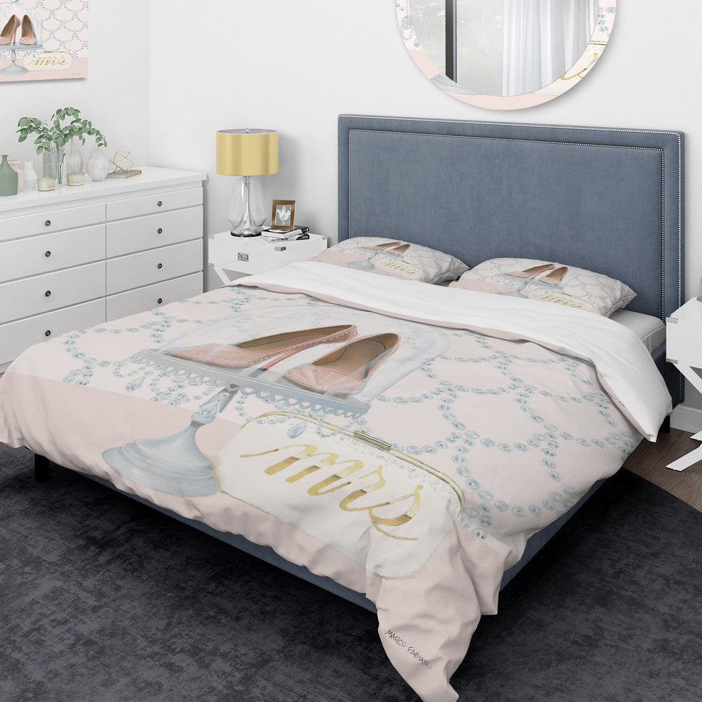 Fashion and Glam Shoes I Glam Duvet Cover Set, King
