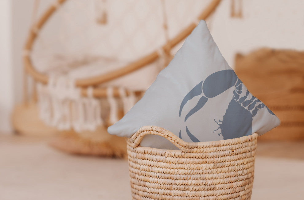 26x26" Anchored Nautical Decorative Indoor Pillow, Sage