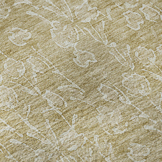 Premium Machine Washable Mayfield AMF691 Beige 3' x 5' Rug