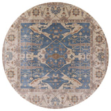 Ahgly Company Indoor Round Mid-Century Modern Area Rugs, 6' Round