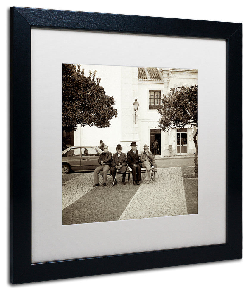 Alan Blaustein 'Granada I' Art, Black Frame, White Mat, 16x16