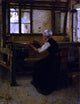 Walter Gay The Weaver, 21"x28" Wall Decal