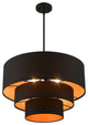 Livex Lighting Sentosa 4-Light Black Pendant Chandelier