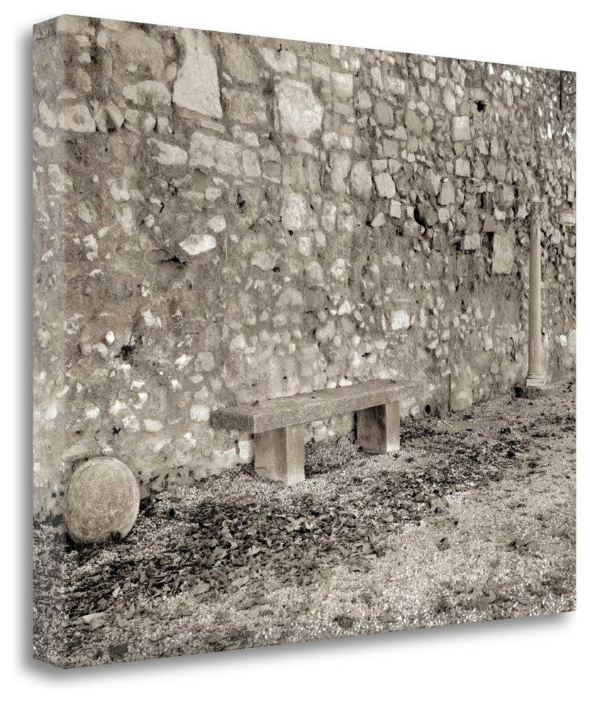 "Banc De Jardin - 87" By Alan Blaustein, Giclee Print on Gallery Wrap Canvas