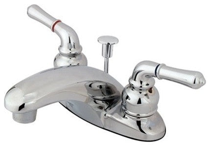 Kingston Brass 4" Centerset Bathroom Faucet, Polished Chrome