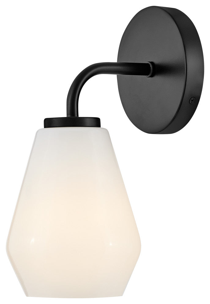 Lark Gio 11.25" Single Bath Vanity Light, Black