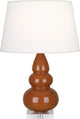Robert Abbey RA-A295X 1-Light Accent Lamp, Small Triple Gourd