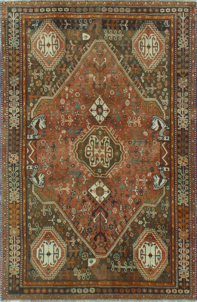 Semi-Antique Liliana Rust Rug
