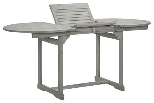 vidaXL Outdoor Dining Table Extendable Garden Patio Table Solid Acacia Wood