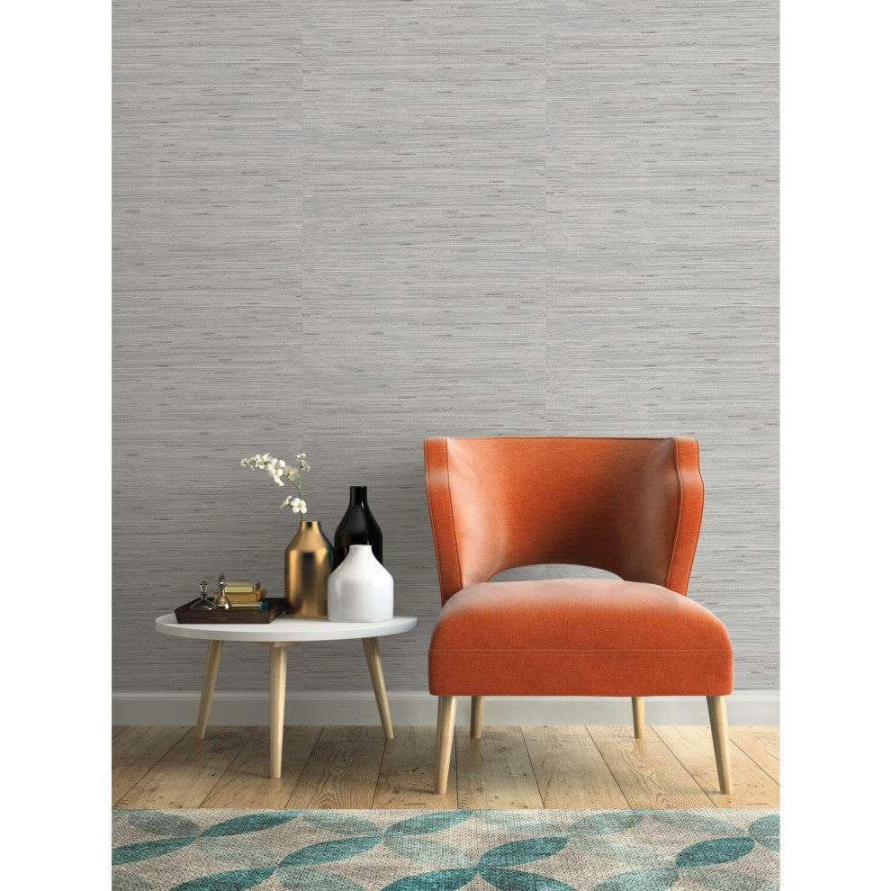 Lustrous Grasscloth Wallpaper