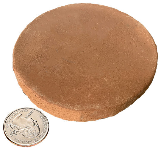 Handcrafted Terracotta Circle and Diamond, Set of 20 Tiles